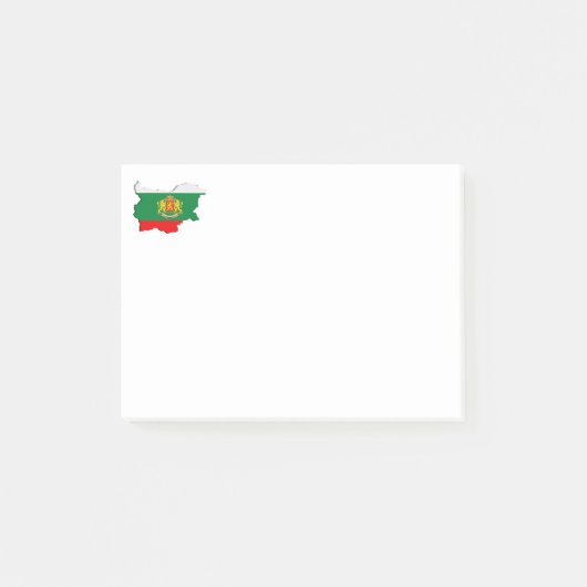 Bulgaarse kaart post-it® notes (Voorkant)