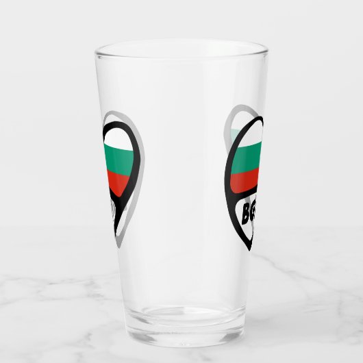 Bulgaarse landcode Vlaggenkop, BGR Glas (Rechts)