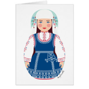 Bulgaarse Matryoshka-Kaart