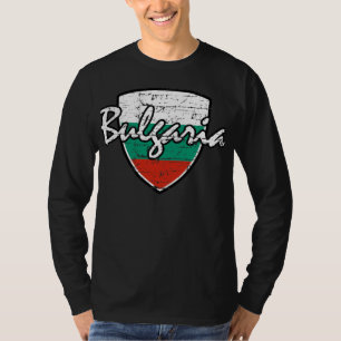 Bulgaarse noodlijdende vormgeving t-shirt