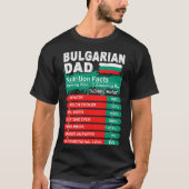 Bulgaarse pap Nutrition Facts Serving Size Tshirt (Voorkant)