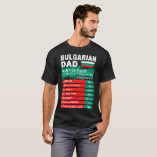 Bulgaarse pap Nutrition Facts Serving Size Tshirt