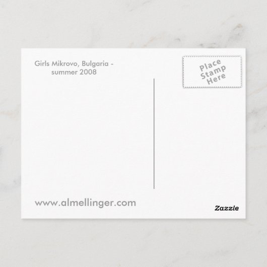 Bulgaarse postkaart 2 (Achterkant)