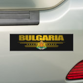 Bulgaarse Pride Bumpersticker (Op auto)