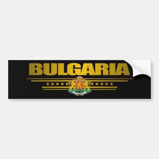 Bulgaarse Pride Bumpersticker (Voorkant)