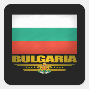 Bulgaarse Pride Vierkante Sticker