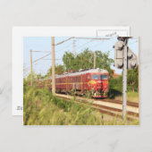 Bulgaarse reizigerstrein briefkaart (Voorkant / Achterkant)