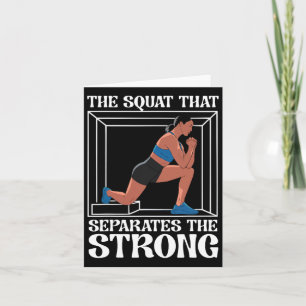 Bulgaarse Squat Oefening Bodybuilding Fitness Werk Kaart