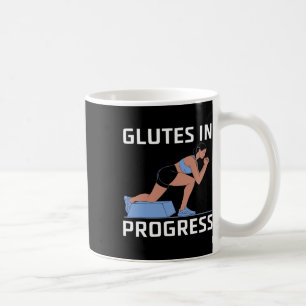 Bulgaarse Squat Oefening Bodybuilding Fitness Werk Koffiemok