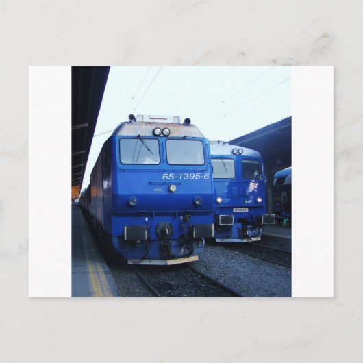 Bulgaarse trein. briefkaart (Voorkant)