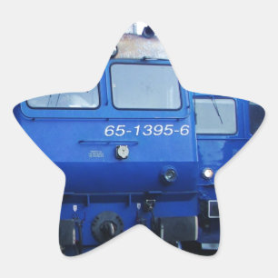 Bulgaarse trein. ster sticker