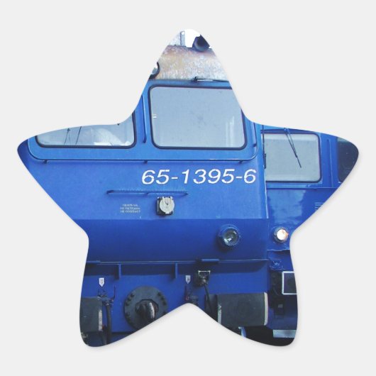 Bulgaarse trein. ster sticker (Voorkant)