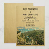 Bulgaarse uitnodiging tot huwelijk (Voorkant / Achterkant)