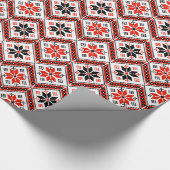 Bulgaarse ventilatorpatroon cadeaupapier (Hoek)