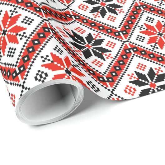 Bulgaarse ventilatorpatroon cadeaupapier (Rol Hoek)