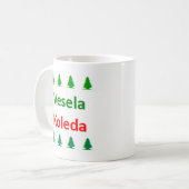 Bulgaarse vesela koleda koffiemok (Voorkant links)
