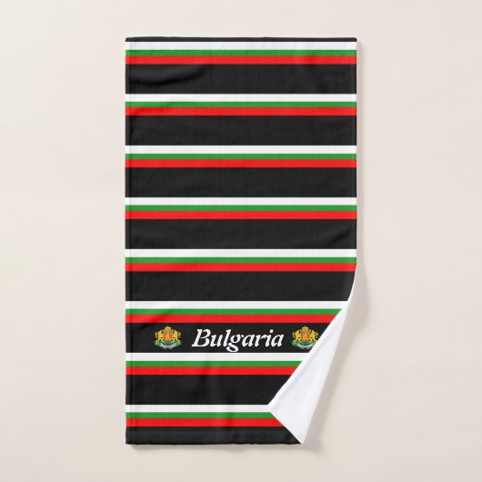 Bulgaarse vlag bad handdoek (Handdoek)