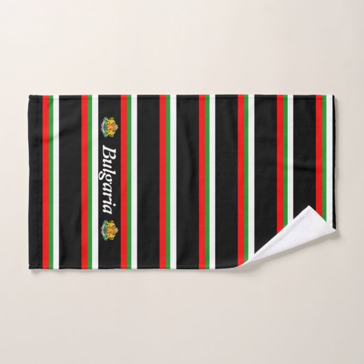 Bulgaarse vlag bad handdoek (Handdoek)