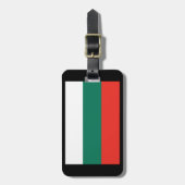 Bulgaarse vlag bagagelabel (Voorkant verticaal)