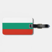 Bulgaarse vlag bagagelabel (Achterkant horizontaal)