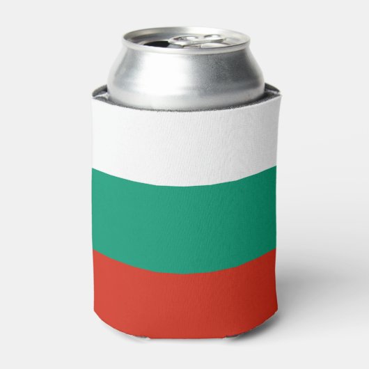 Bulgaarse vlag blikjeskoeler (Blikje Voorkant)