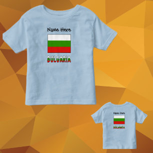 Bulgaarse Vlag Bulgarije Persoonlijke T-shirt voor