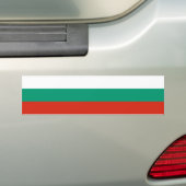 Bulgaarse vlag bumpersticker (Op auto)