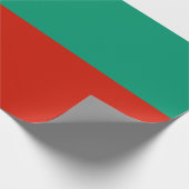 Bulgaarse vlag cadeaupapier (Hoek)