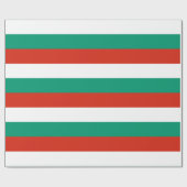 Bulgaarse vlag cadeaupapier (Vlak)
