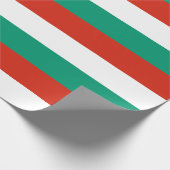 Bulgaarse vlag cadeaupapier (Hoek)