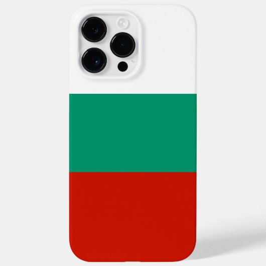 Bulgaarse vlag Case-Mate iPhone case (Achterkant)
