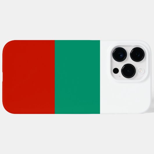 Bulgaarse vlag Case-Mate iPhone case (Achterkant (horizontaal))