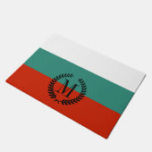 Bulgaarse vlag deurmat (Schuin)