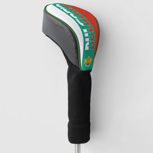 Bulgaarse vlag: een prachtig patriottisch golfheadcover (Schuin)