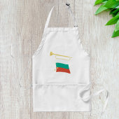 Bulgaarse vlag en bugel standaard schort