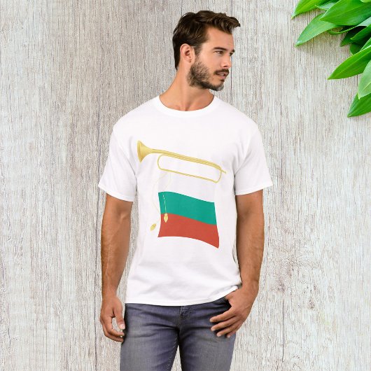 Bulgaarse vlag en bugel t-shirt