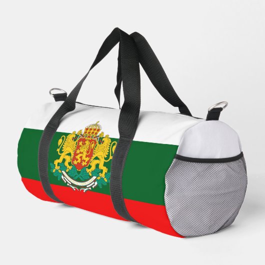 Bulgaarse vlag en wapen plunjezak (Rechterhoek)