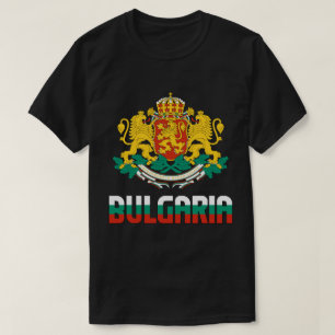 Bulgaarse vlag en wapenschild t-shirt