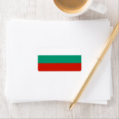 Bulgaarse vlag etiket (Insitu)