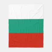 Bulgaarse vlag fleece deken (Voorkant)