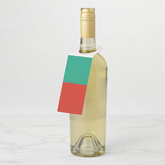 Bulgaarse vlag flessenhanger (Schuin)