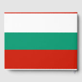 Bulgaarse vlag gastenboek (Achterkant)