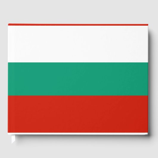 Bulgaarse vlag gastenboek (Voorkant)