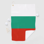 Bulgaarse vlag golfhanddoek (Insitu)