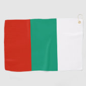 Bulgaarse vlag golfhanddoek (Horizontaal)