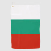Bulgaarse vlag golfhanddoek (Voorkant)