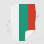 Bulgaarse vlag golfhanddoek (Insitu)