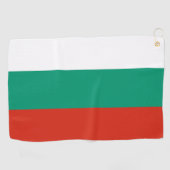 Bulgaarse vlag golfhanddoek (Horizontaal)