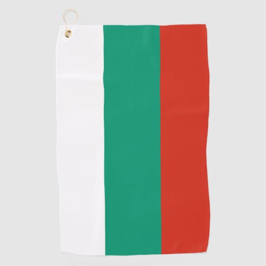 Bulgaarse vlag golfhanddoek (Voorkant)