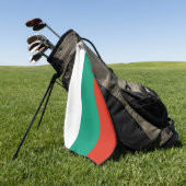 Bulgaarse vlag golfhanddoek (Groen)